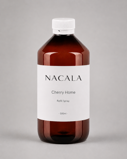 Ambientador spray 300ml NACALA - Cherry Home - Inspirado en ZaraHome - Gourmand de Cereza y Piruleta Dulce y Acogedora para Toda la Casa