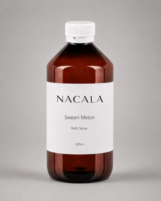 Ambientador de coche 20ml NACALA - Sweet Melon - Olor Dulce a Chucherías de Melón - Fragancia Fresca y Golosa para Hogar y Habitaciones