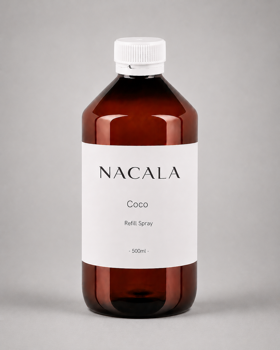 Ambientador de Coche Coco NACALA 20ml | Frasco de aluminio recargable | Aroma de coco para coche, armario y espacios pequeños